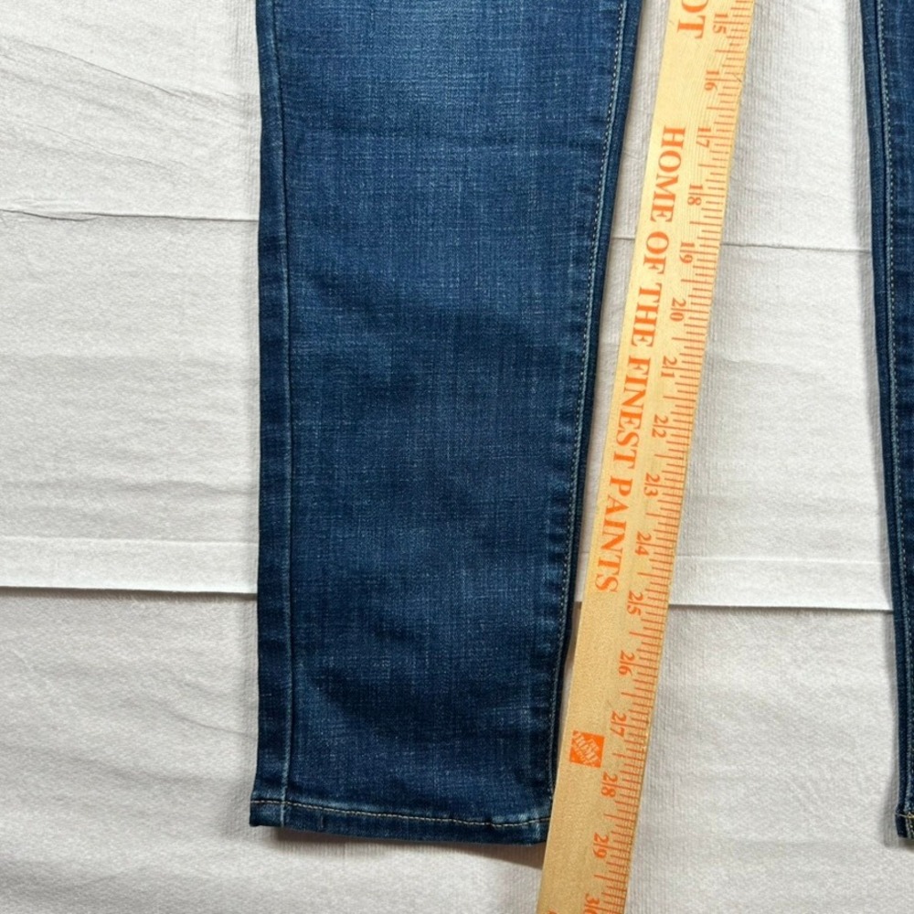 Levis 721 High Rise Skinny Jeans Dark Wash Denim Blue Womens 30x30 - Picture 12 of 14